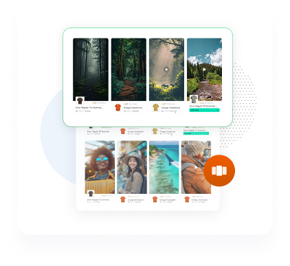 Display in carousel or grid