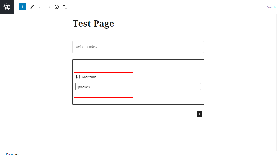 use-woocommerce-shortcodes-on-a-page-using-gutenberg-editor