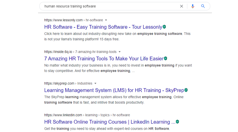 google-results-hr-training