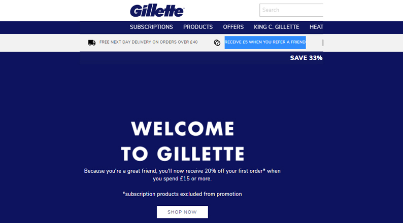 gillette-referral-program