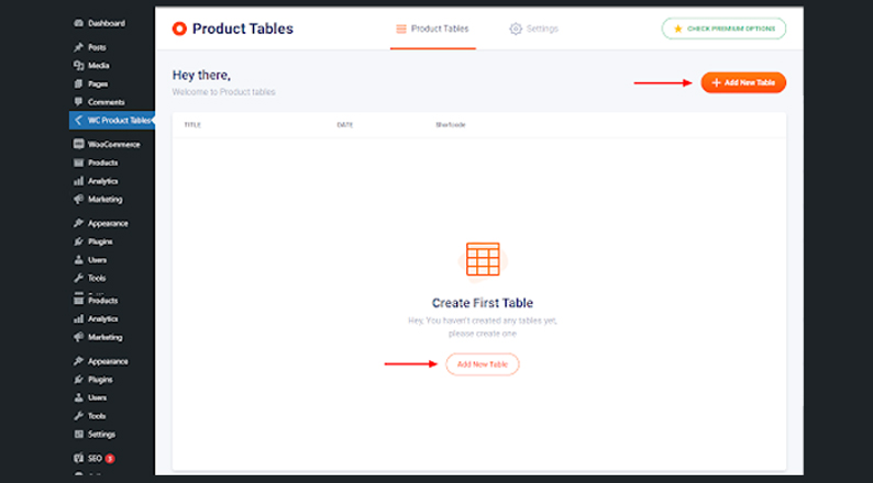 product-tables