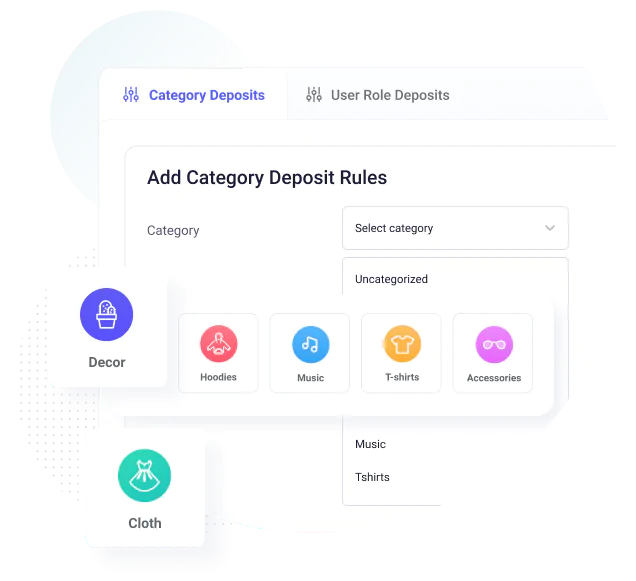 WooCommerce Deposits & Partial Payments - Category-specific deposits