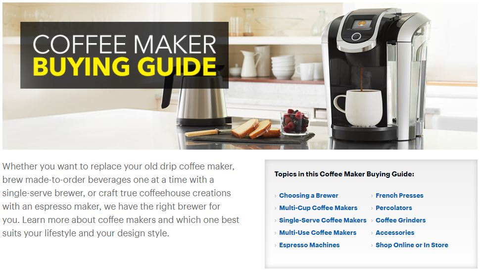 Coffee Maker Buying Guide