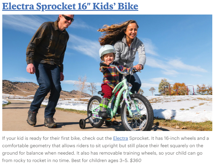 Electra Sprocket 16″ Kids’ Bike CTA Link 
