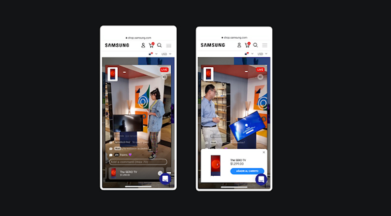 Samsung Live Video Shopping