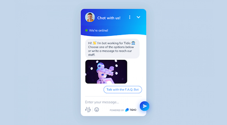 Welcome Message Chatbot 