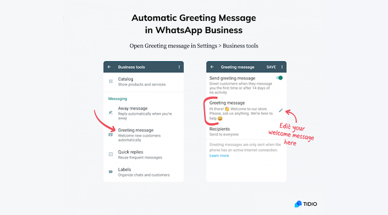 Whatsapp Business Welcome Message 