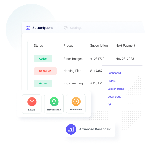 WooCommerce Subscription & Recurring Payments - Store owner friendly backend