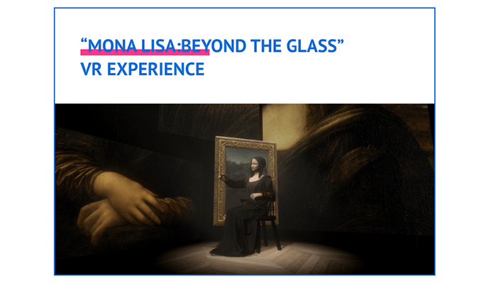 The Mona Lisa Inside a VR Experience - Image Source: HQSoftware