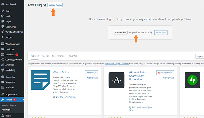  WordPress Admin Dashboard 