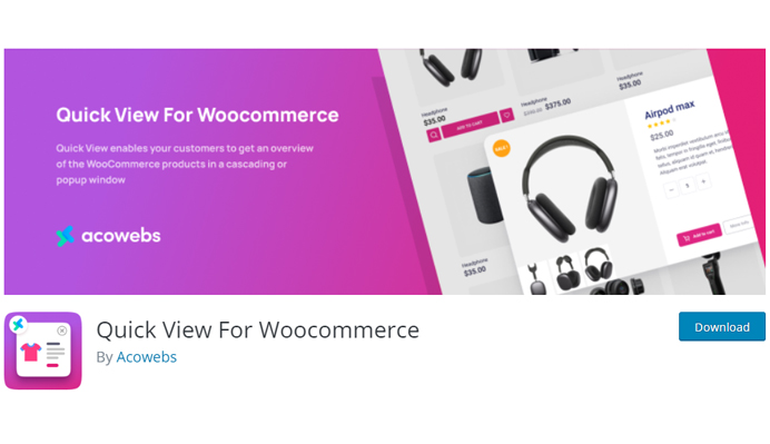 WooCommerce Quick View plugin