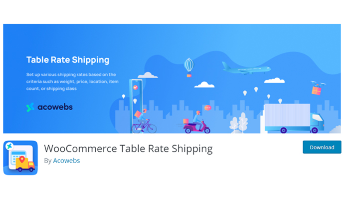 WooCommerce Advanced Table Rate Shipping