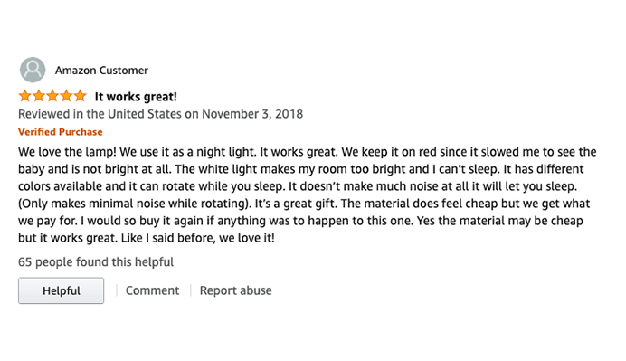 Customer Review