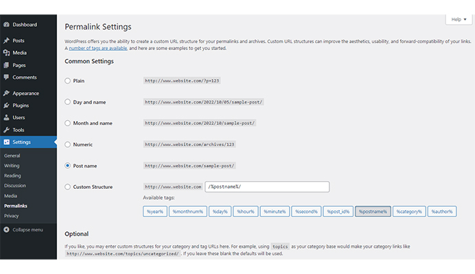 checking for permalinks errors