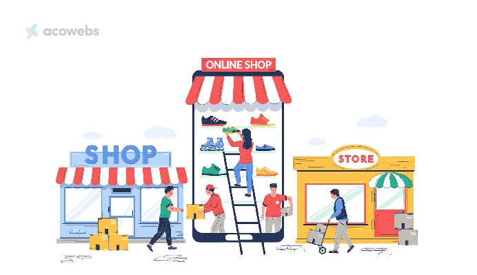 Online Retail Illustration