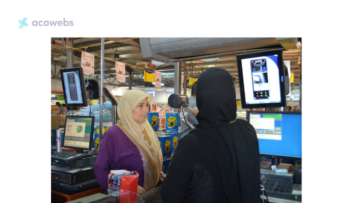 Iris Scanning at a Supermarket