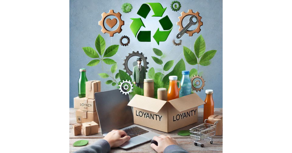 Customers showing loyalty through eco-friendly packaging, highlighting the connection between sustainability and brand engagement