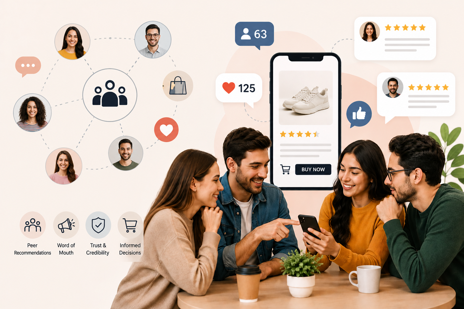 Social factors influencing purchase decisions.