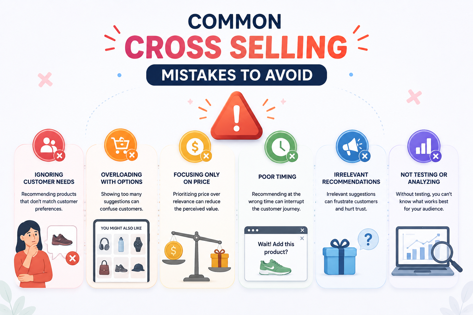 common cross selling mistakes