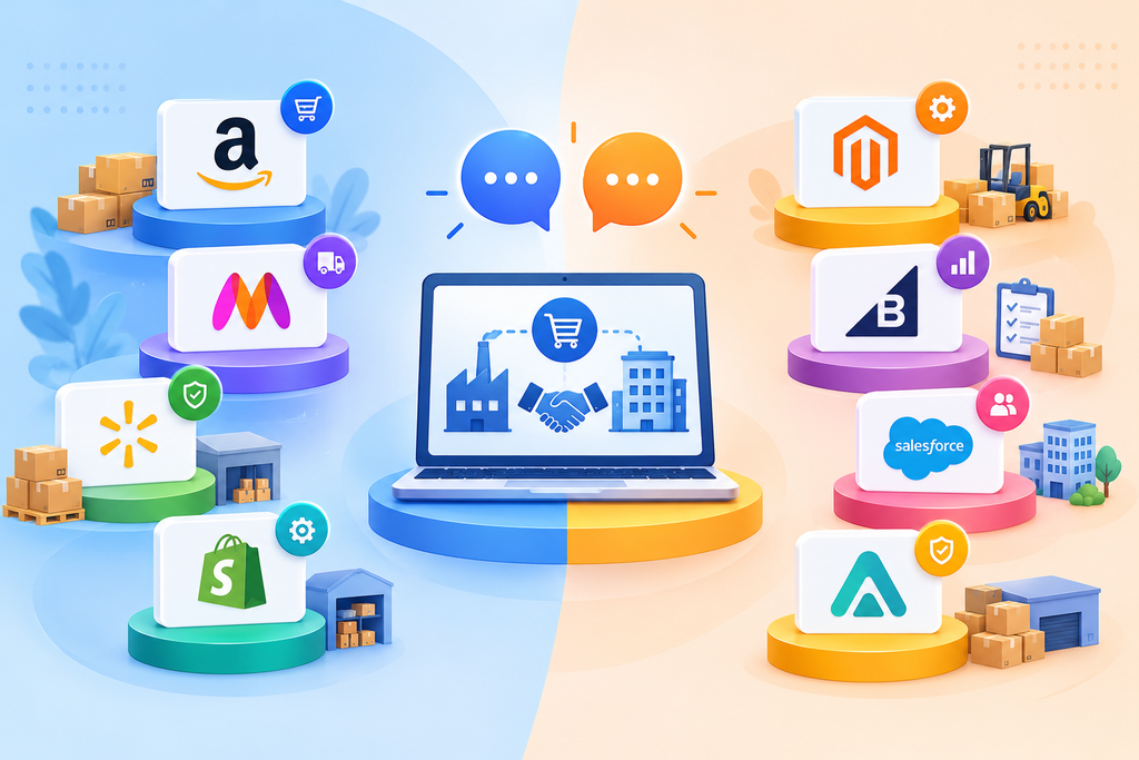 Popular B2B Ecommerce Platforms Compared
