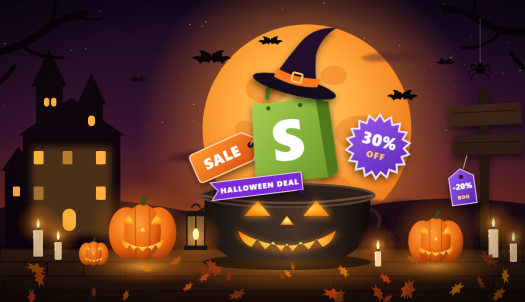 Featured Image -How to Create Halloween Sale Badges in Shopify